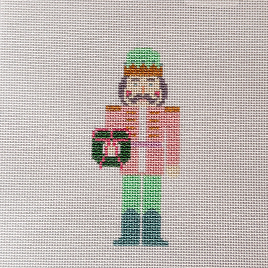 SLS Needlepoint Pastel Christmas, Nutcracker