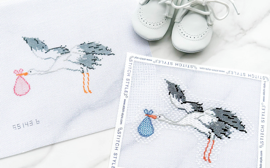 Stitch Style - Stork Blue