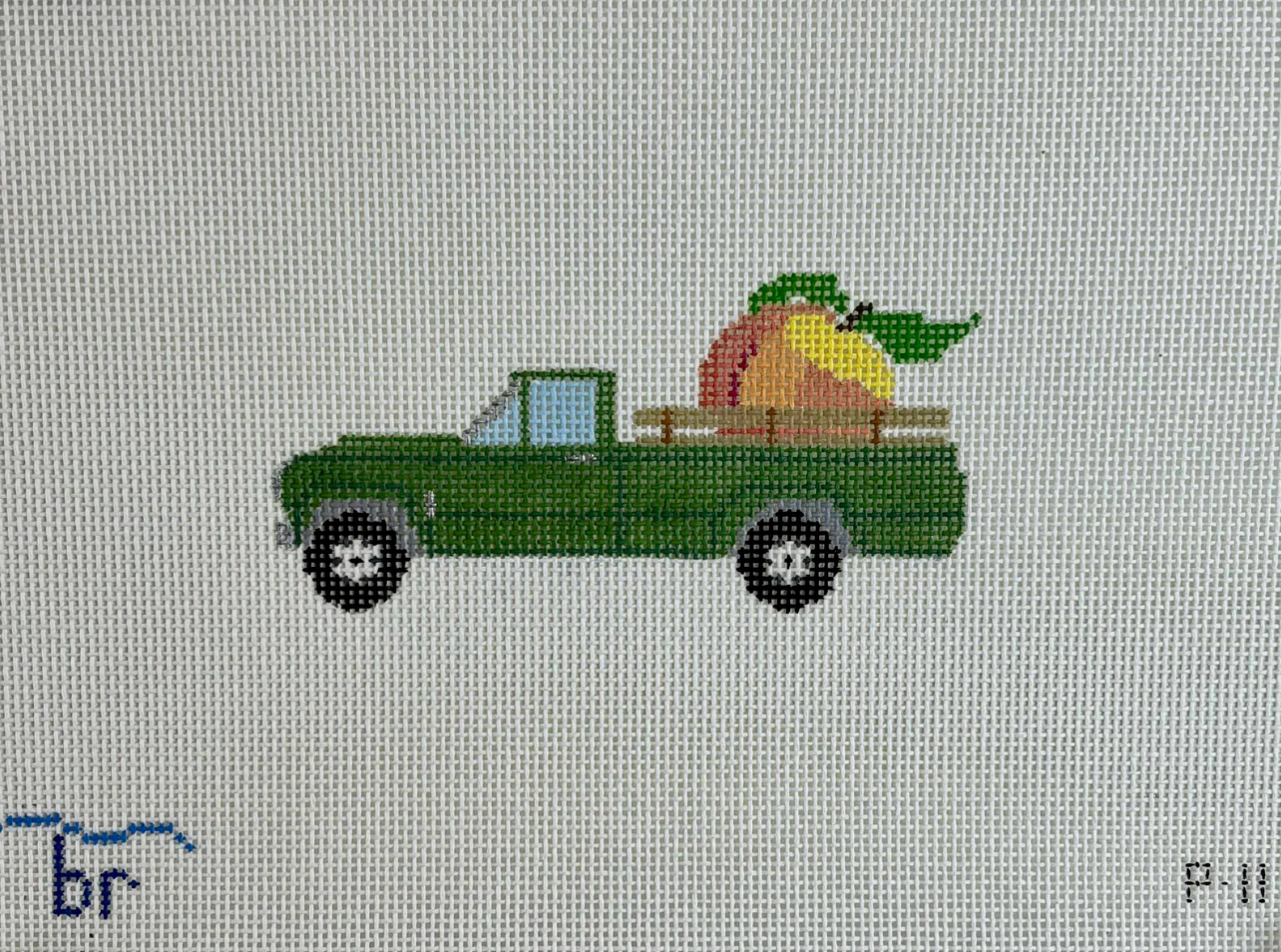 Blue Ridge Stitchery Peach Truck