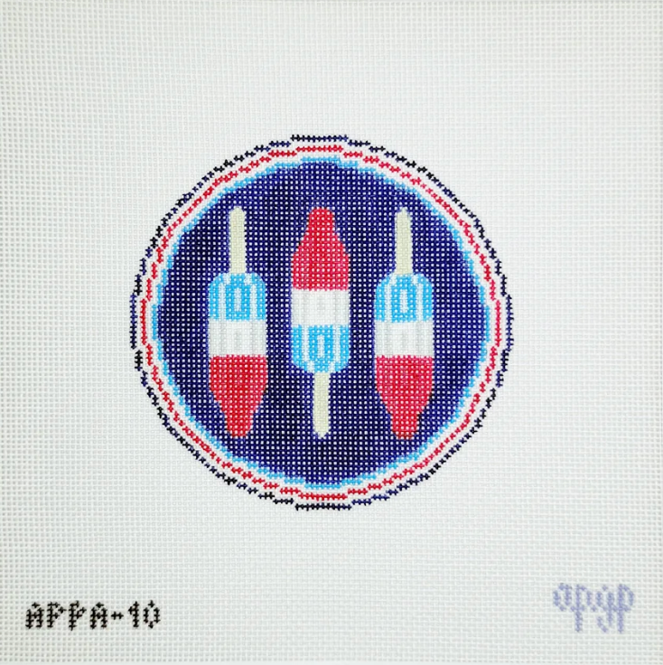 A Poore Girl Paints - Rocket Pop Round