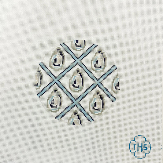 The Stitched Hydrangea - Oyster Lattice