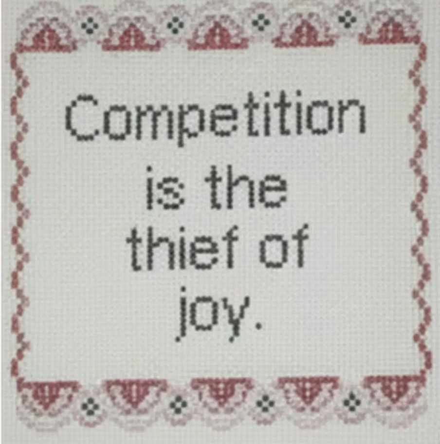 Threading Treasures - Competition is the Thief of Joy