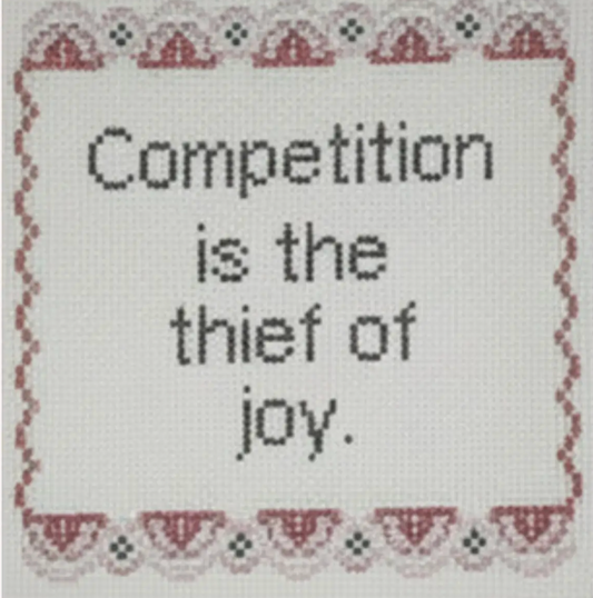 Threading Treasures - Competition is the Thief of Joy