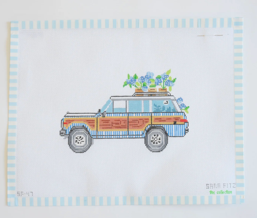 Sara Fitz Seersucker Wagon