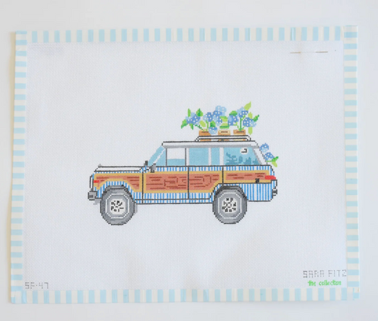 Sara Fitz Seersucker Wagon