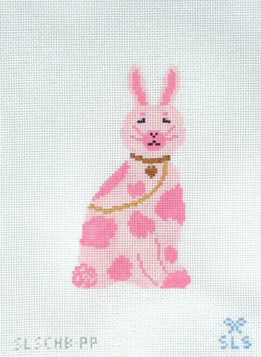 SLS Needlepoint - Chinoiserie Bunny Pink