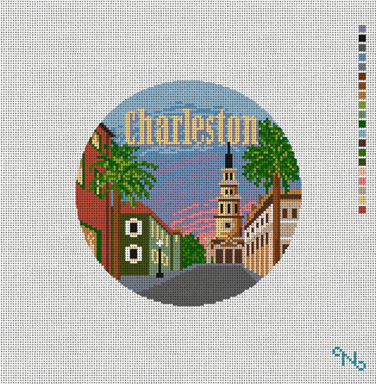 Needlepaint - Charleston Round