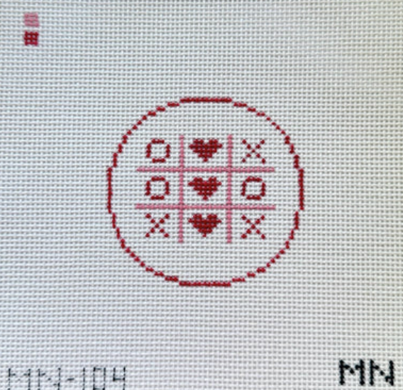 Magnolia Needlepoint - Tic Tac Toe XOXO