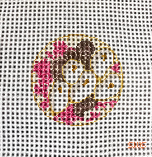 Stitching With Stacey - Pink Oyster Plate