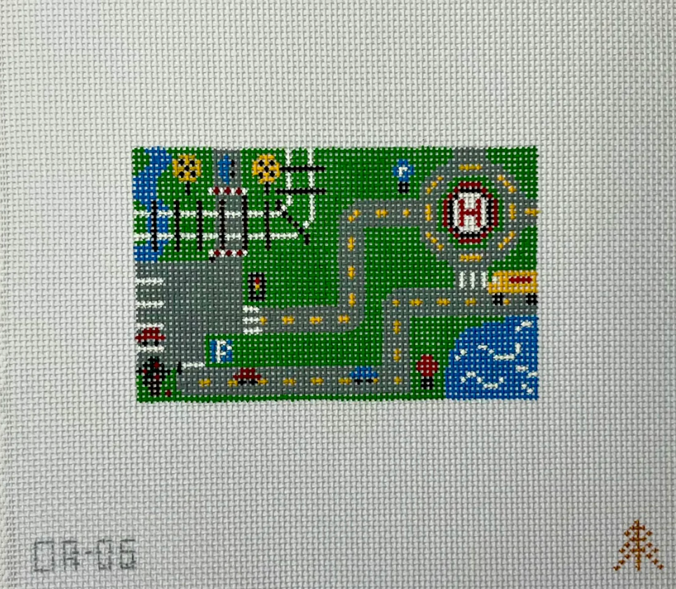 Evergreen Needlepoint - Mini Car Play Mat