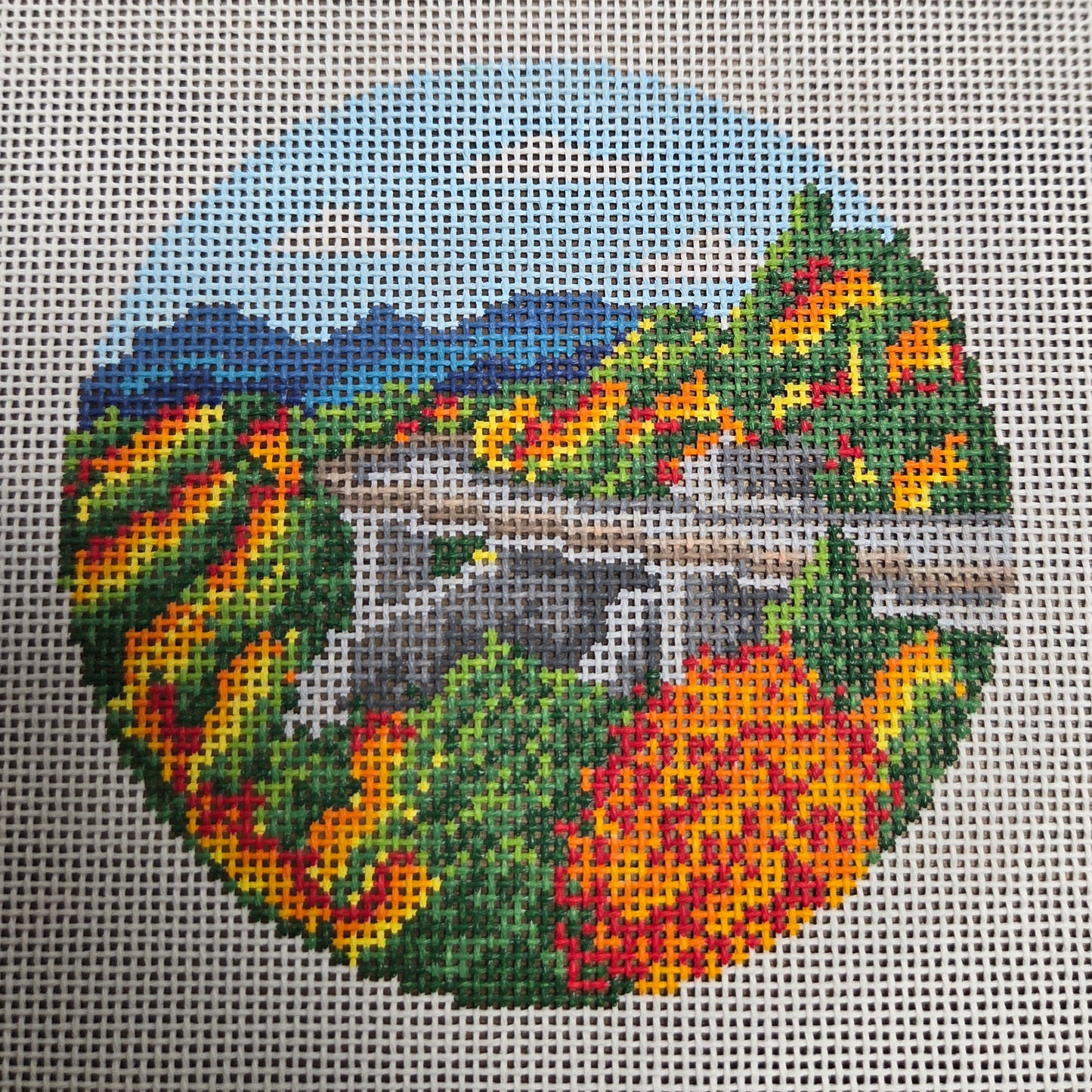 Linn Cove Viaduct In Fall