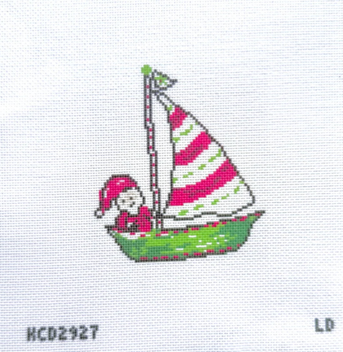 Lemon Daisy - Santa Sailboat