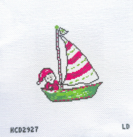 Lemon Daisy - Santa Sailboat