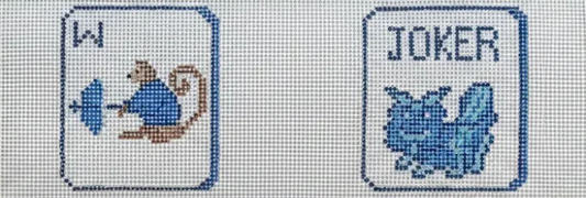 Otter Needlepoint - Better Together Charms, Mahjong Monkeys