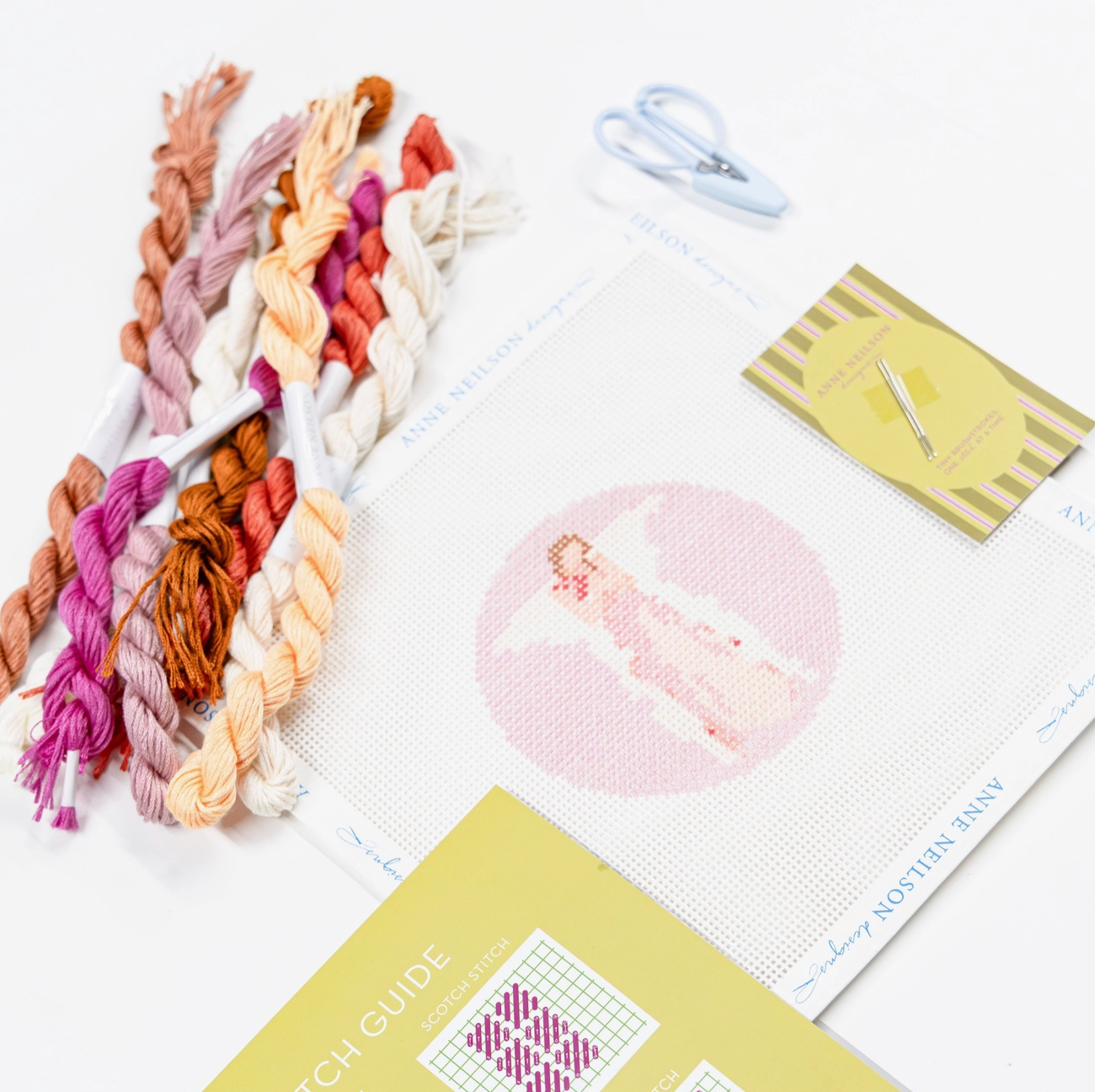 Anne Neilson - Pink Angel Beginner Needlepoint Kit