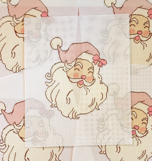 Cotswold Designs Pink Bow Santa