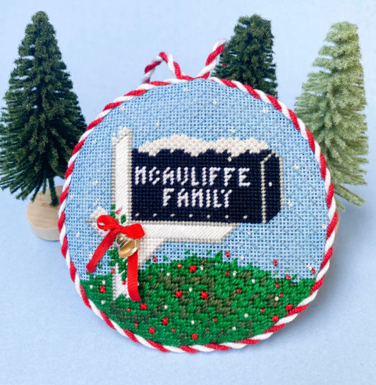 Stitch Style - Christmas Mailbox Round