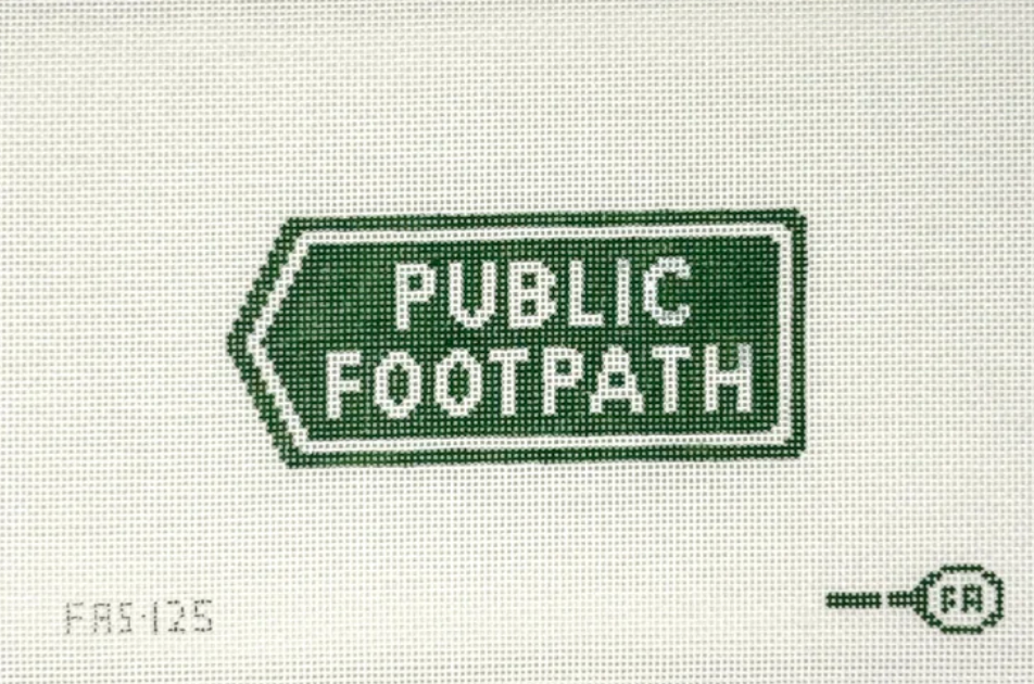 Frances Abel - Public Footpath Sign