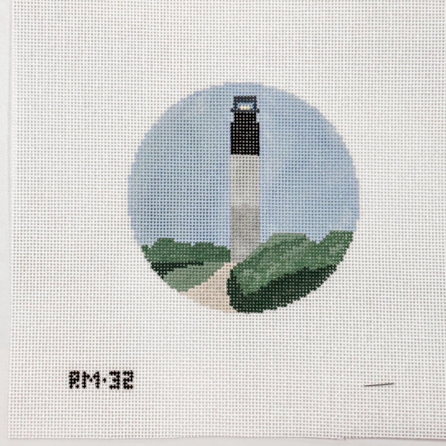 Lookout Needlepoint Oak Island Lighthouse