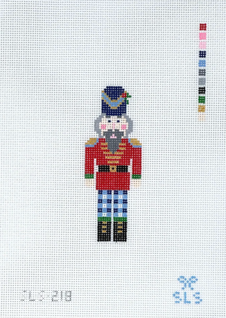SLS Needlepoint - Gingham Nutcracker Blue Pants