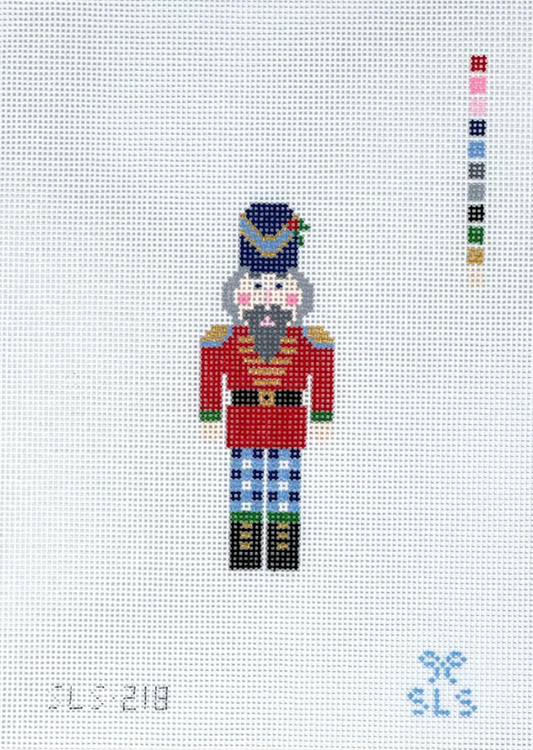 SLS Needlepoint - Gingham Nutcracker Blue Pants