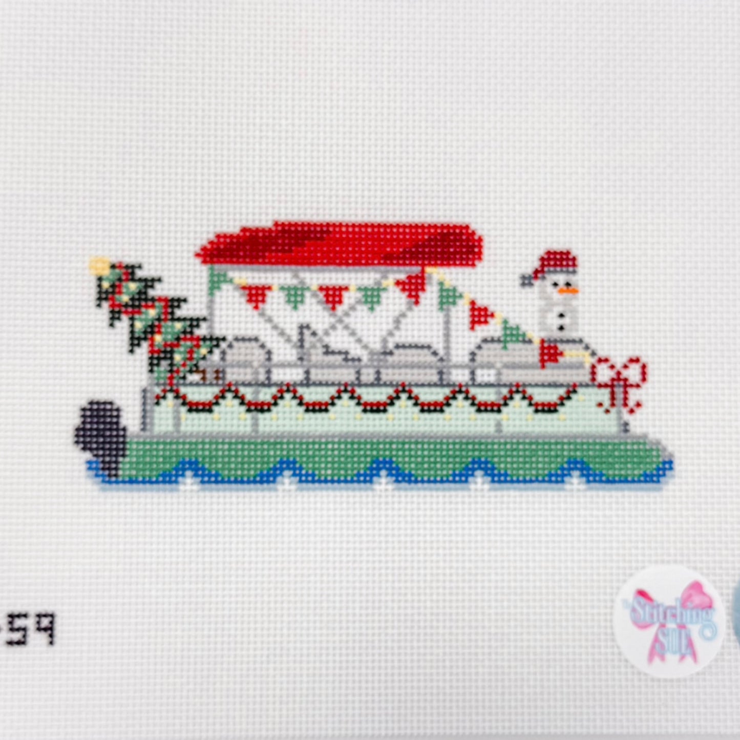 Stitching Sue Christmas Pontoon