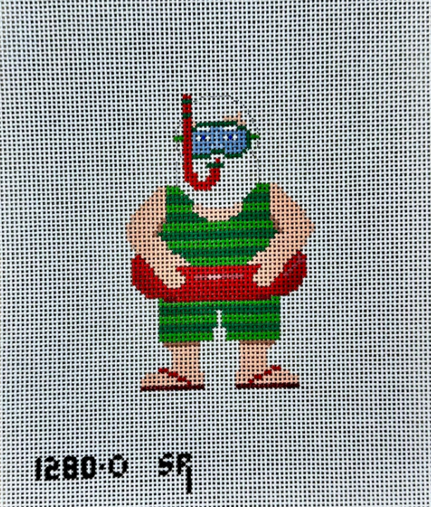 Susan Roberts - Swimming Santa
