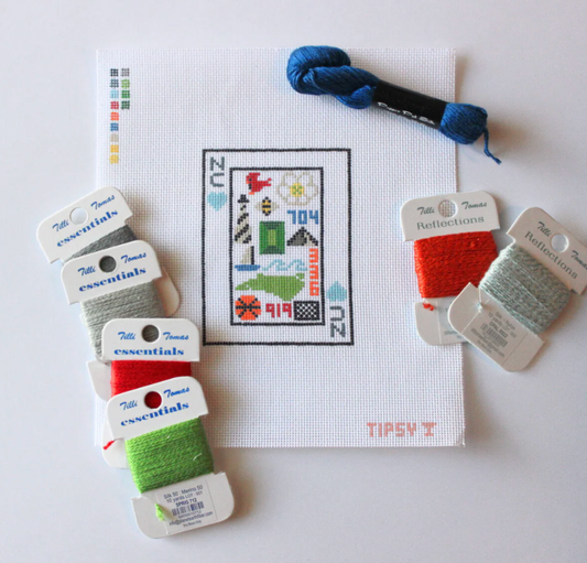 Threaded and Tipsy North Carolina Playing Card