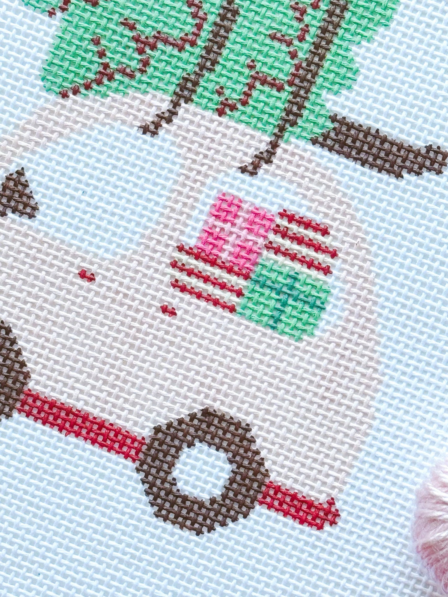 Christmas Car Needlepoint