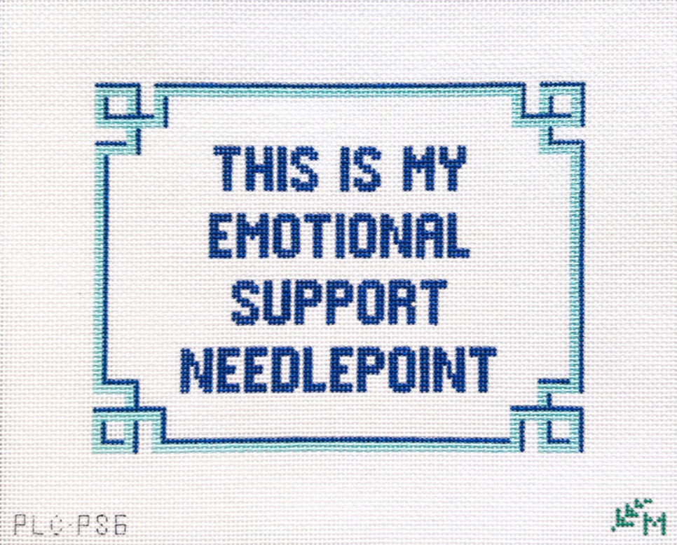 The Perennial Stitcher - Emotional Support Needlepoint