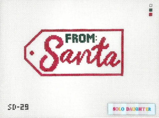 Solo Daughter - From Santa Gift Tag
