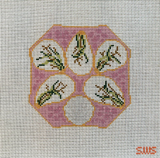 Stitching With Stacey - Mauve Oyster Plate
