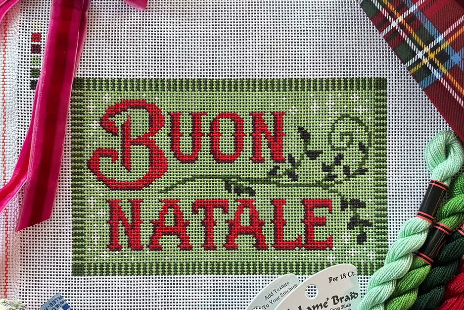 Bateswood Needlepoint - Buon Natale Italian Christmas