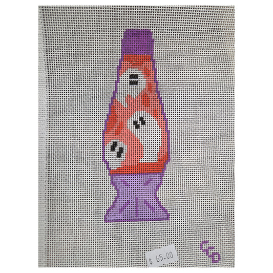 Ghost Lava Lamp Needlepoint Canvas