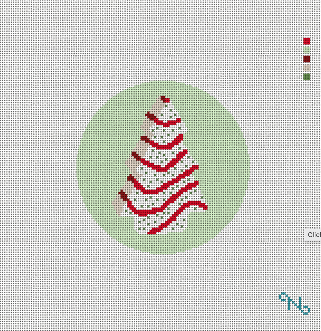 Needlepaint - Tree Cookie