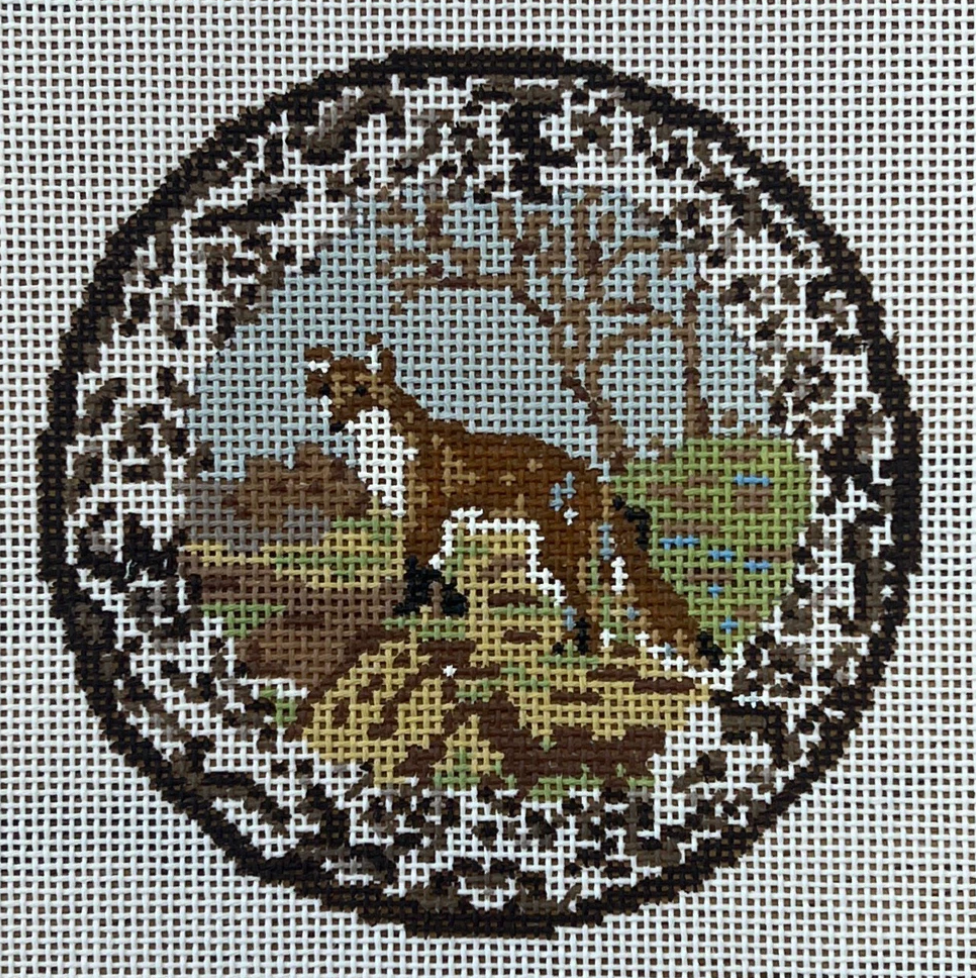 Kate Woodward - Fox Transferware Plate