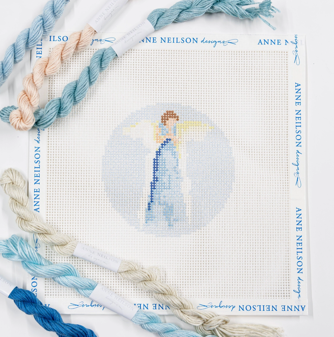 Anne Neilson - Blue Angel Beginner Needlepoint Kit