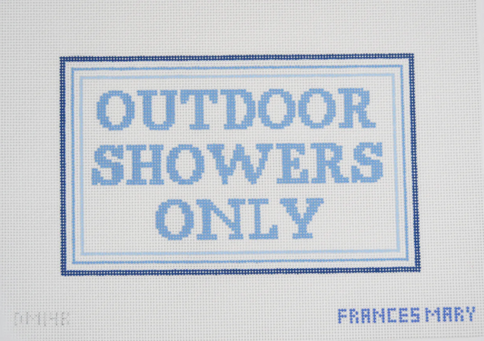 Frances Mary - Outdoor Showers Only Blue