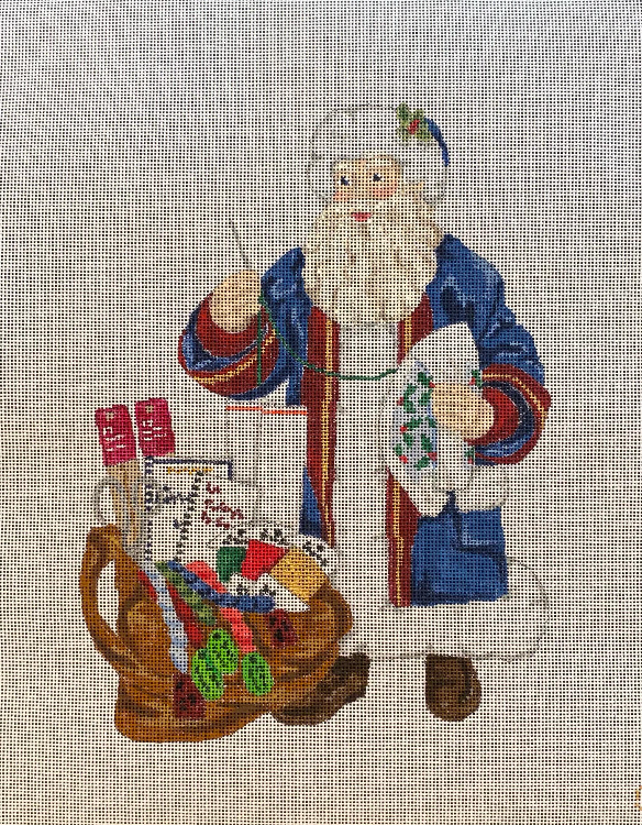 Kate Woodward - Needlepoint Santa