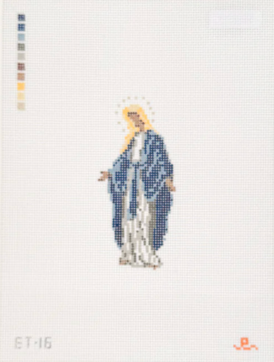 Elizabeth Taylor Needlepoint - Mother Mary