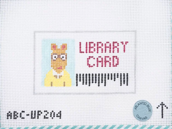 Gotta Stitch It Up - Aardvark Arthur Library Card