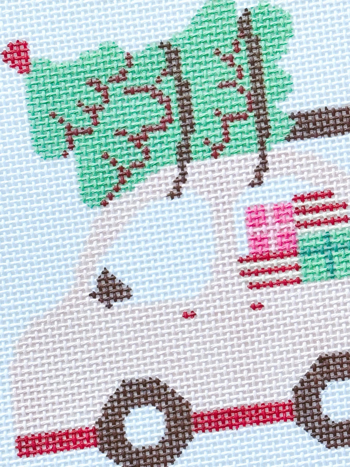 Christmas Car Needlepoint