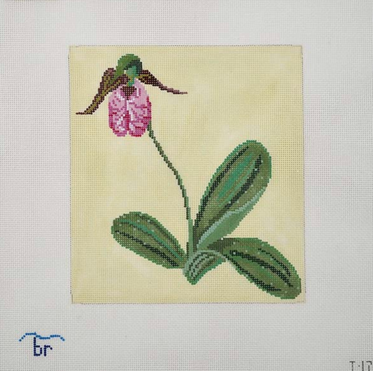 Blue Ridge Stitchery Pink Lady's Slipper