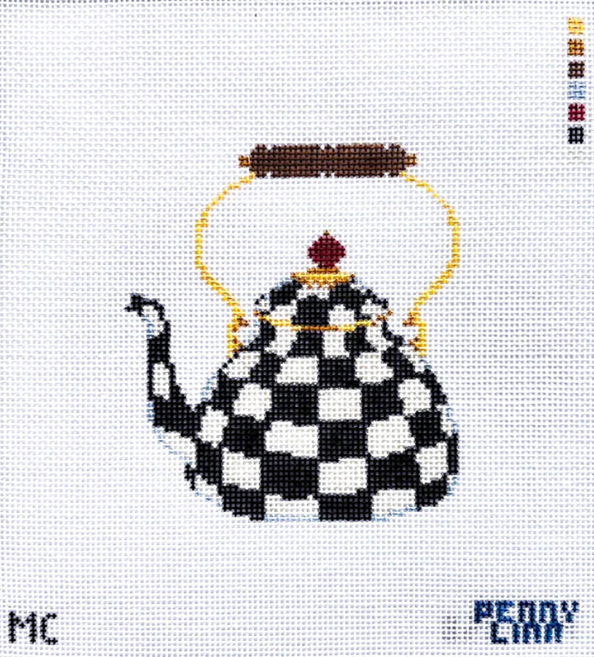 Mackenzie Childs -Courtley Check Tea Kettle