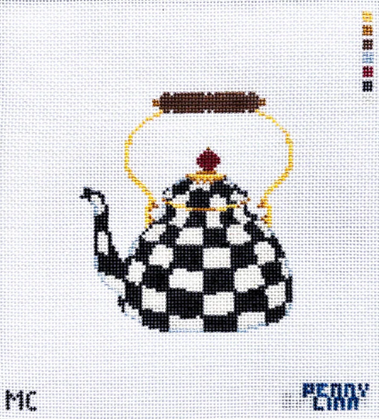 Mackenzie Childs -Courtley Check Tea Kettle