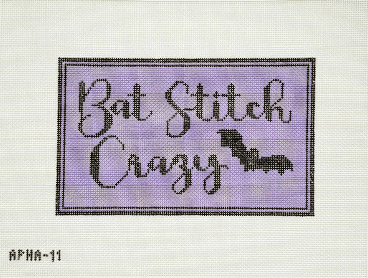 A Poore Girl Paints Bat Stitch Crazy
