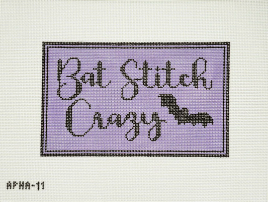 A Poore Girl Paints Bat Stitch Crazy
