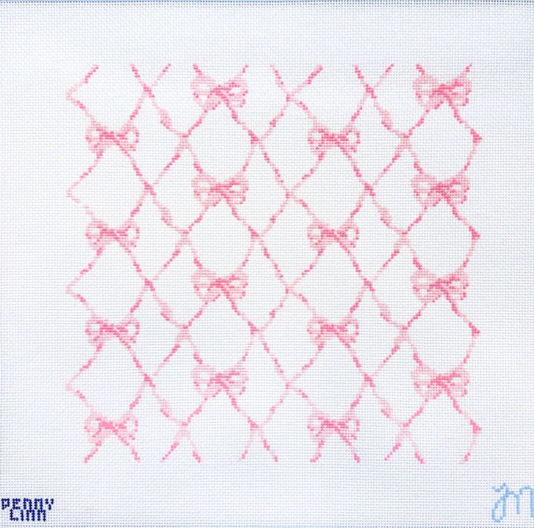 What Morgan's Making - Bow Lattice Pink