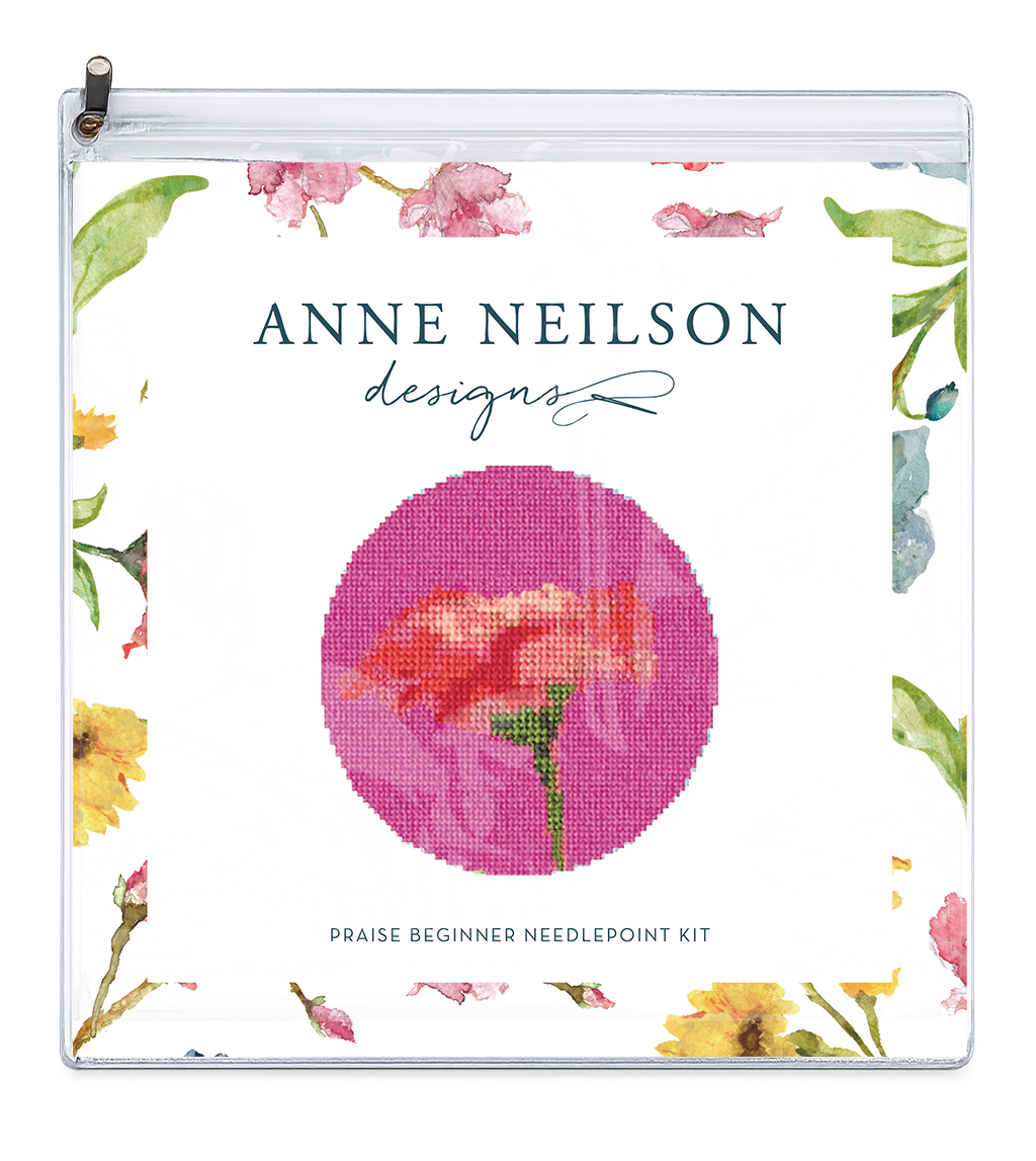 Anne Neilson - Praise Floral Beginner Needle Point Kit