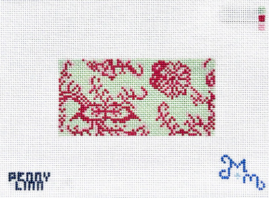 Marie & Maxwell - Pink and Green Floral Rectangle